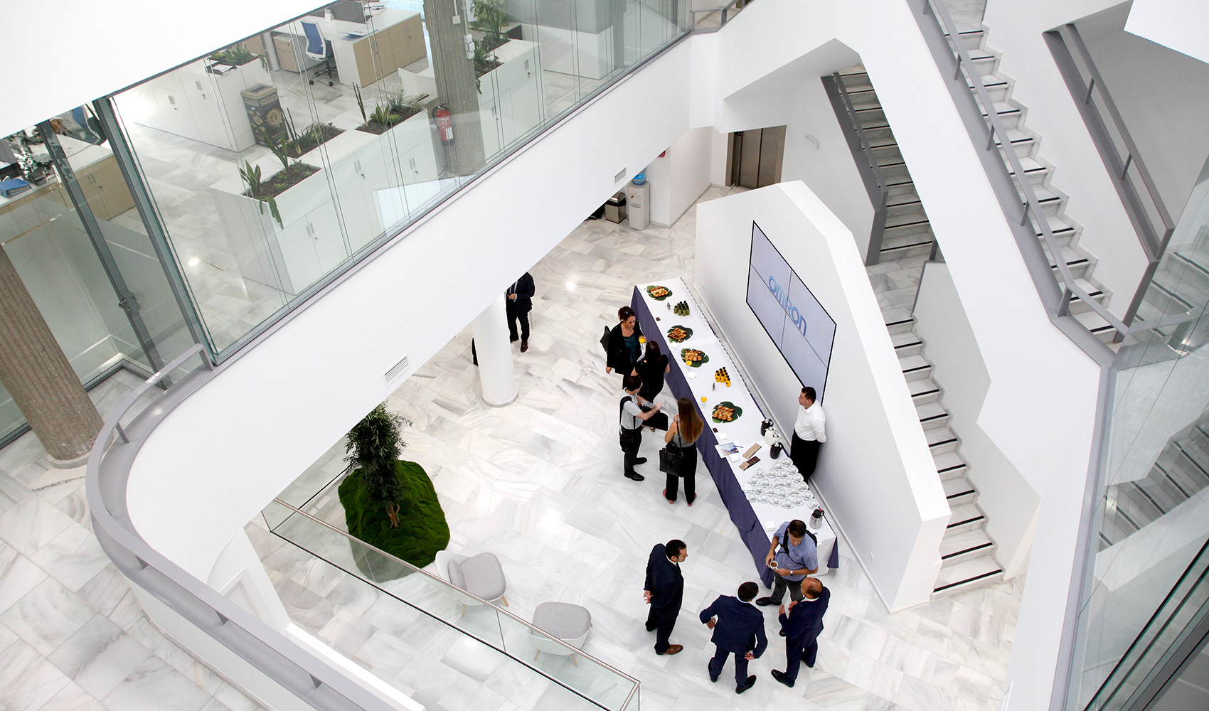 El nuevo laboratorio se encuentra en el remodelado edificio de la sede central de Omron en Madrid, en la calle Arturo Soria...