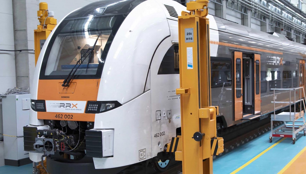 El Siemens Mobility RRX Rail Service Center es el primer centro de mantenimiento ferroviario digital con impresin 3D FDM de Stratasys en el ncleo...