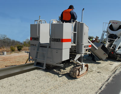 Extendedora de hormig�n Power Curber