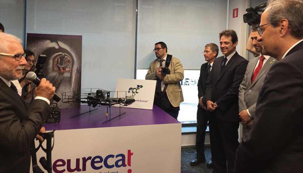 Otro de los desarrollos presentados ante el president de la Generalitat fue un proyecto fruto de la colaboracin entre Eurecat y FCC para la...