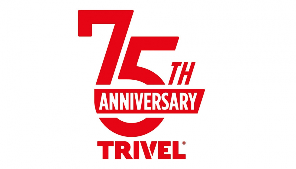 Logotipo que conmemora el 75 aniversario de la empresa