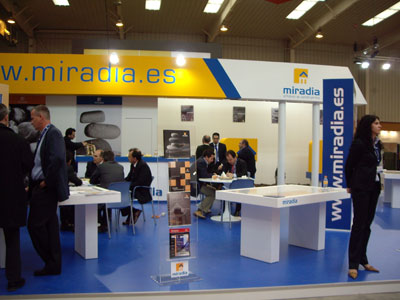 El stand de la compaa en la 2 edicin de Logis de Zaragoza