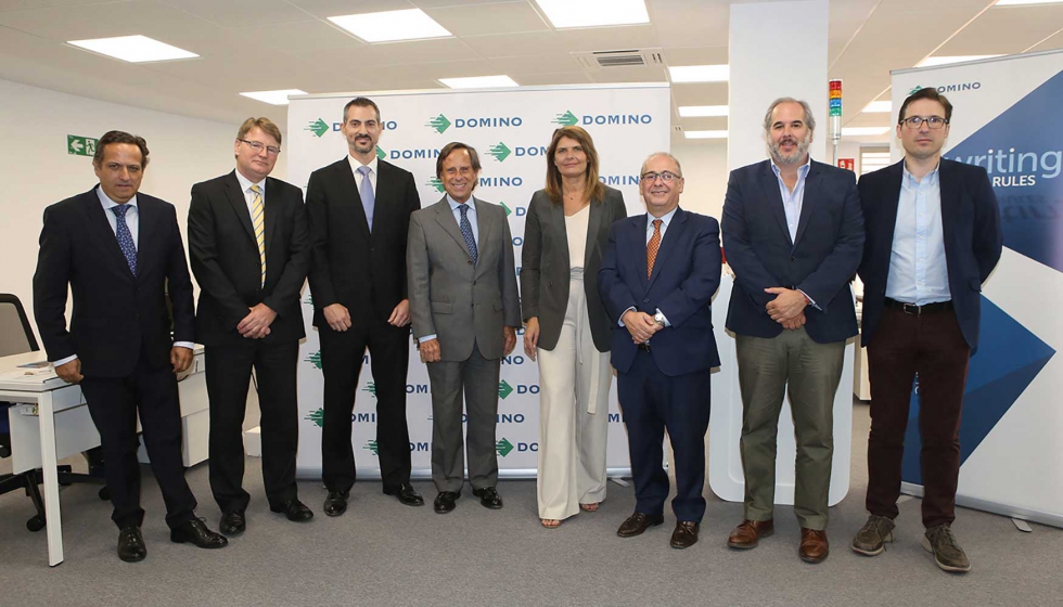 Domino, puntero en soluciones de codificacin y marcaje, ha celebrado el evento de inauguracin de su nueva sede ubicada en Alcobendas...