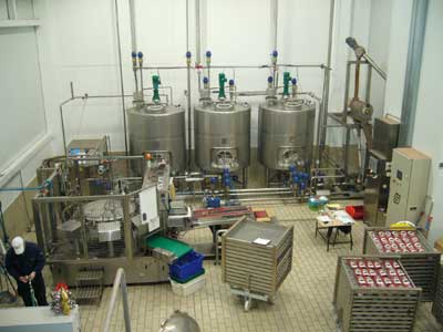 Nueva planta para la elaboraci�n del chocolate l�quido Valor