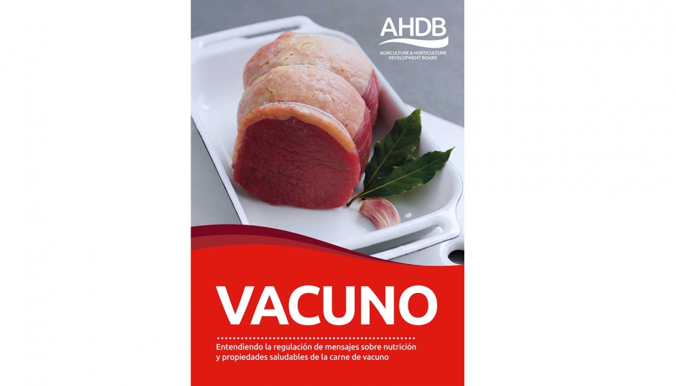 AHDB Beef & Lamb informa sobre los beneficios y aportes nutricionales de la carne de vacuno en una dieta equilibrada