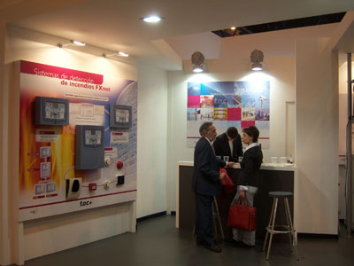 Stand of Tac - Schneider Electric in Sicur 2008