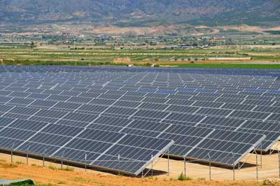 El nuevo parque fotovoltaico de 5,5 megavatios ocupa una superficie de 140.000 m2