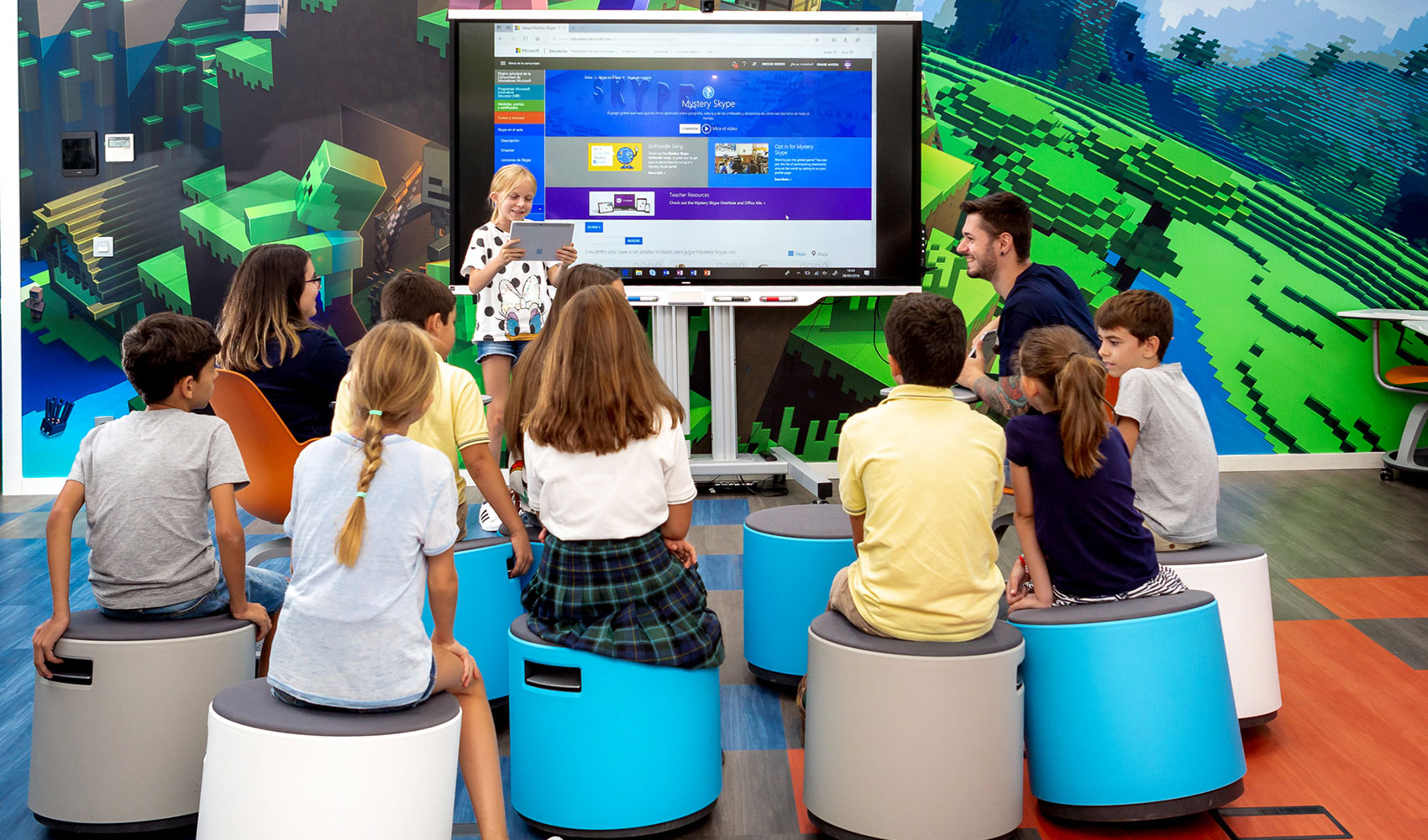 MicrosoftEduLab pretende la creacin de un entorno para la inspiracin de la comunidad educativa