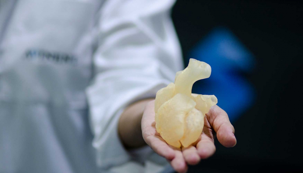 Un modelo de corazn impreso en 3D y con mltiples texturas que ayuda a los cirujanos a planificar con eficacia sus intervenciones y a mejorar los...
