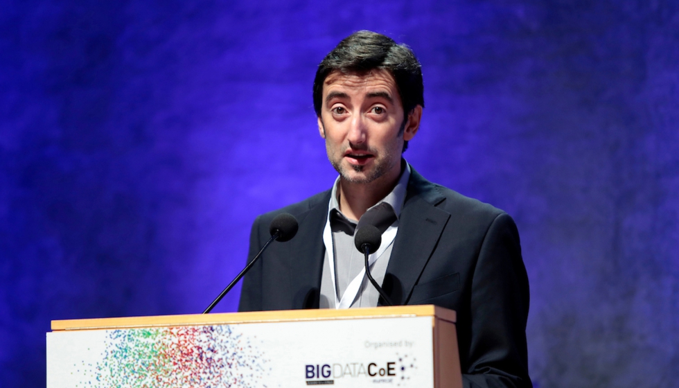 Marc Torrent, director del Centro de Excelencia en Big Data de Barcelona, durante su intervencin. Foto: Eurecat
