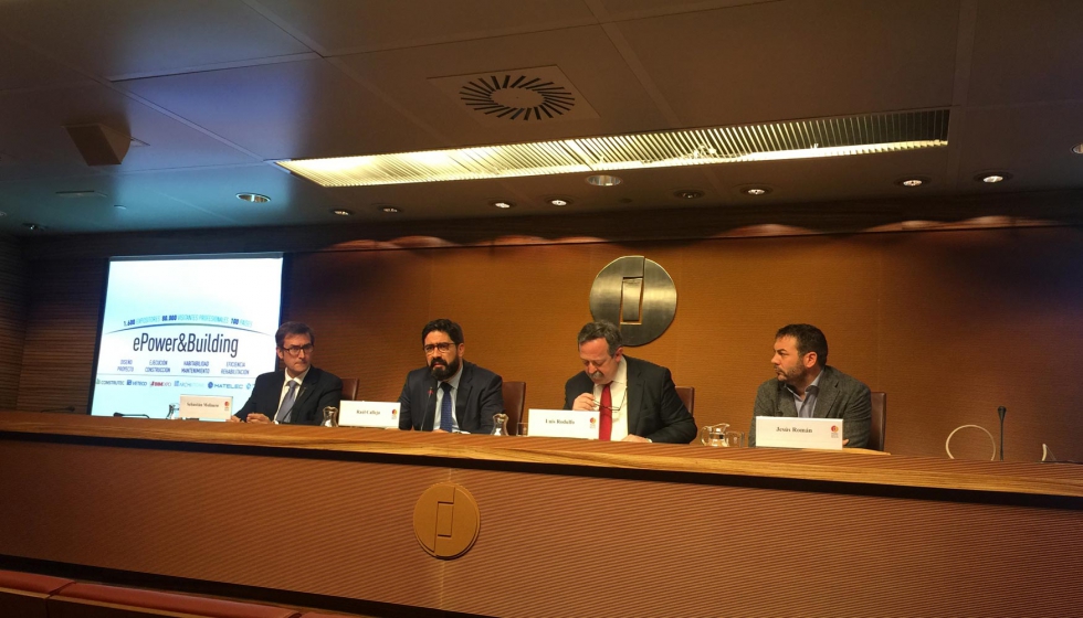Un momento de la presentacin de ePower&Building, celebrada en Madrid