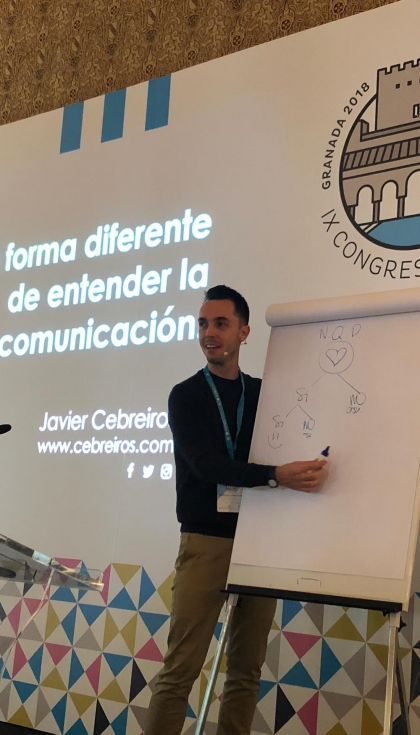 Javier Cebreiros, doctor en Comunicacin y conferenciante ofreci una motivadora charla