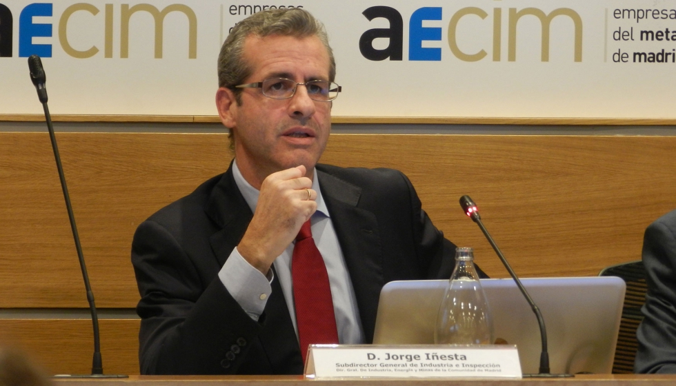 Jorge Iesta, subdirector general de Industria e Inspeccin de la CAM