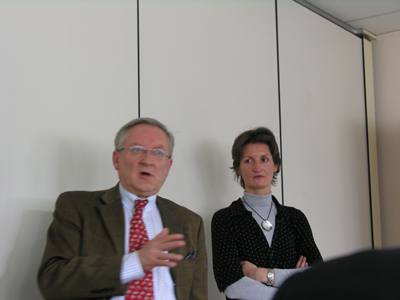 Eric Moleux, Presidente del Polo de Competitividad durante la presentacin a la prensa