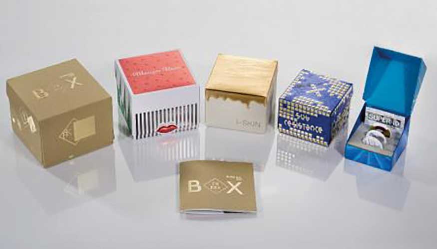 La tercera edicin de la coleccin de envases Kurz Box in Box, premiada en los German Design Awards 2019 / Foto...
