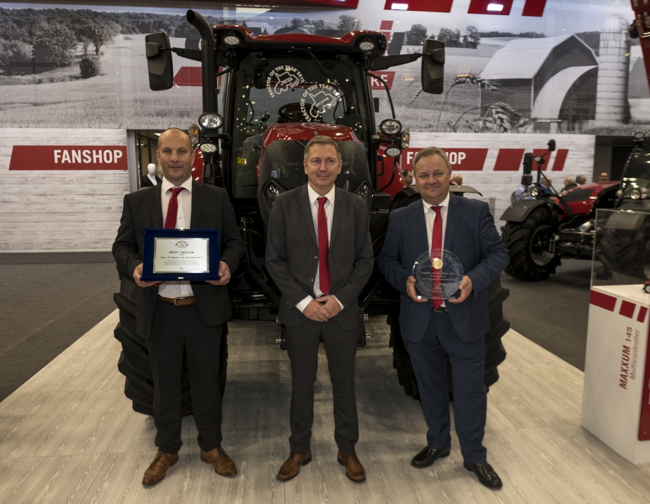 Estamos encantados de haber recibido el premio al mejor tractor del ao 2019 por el Maxxum 145 Multicontroller, dijo Thierry Panadero...