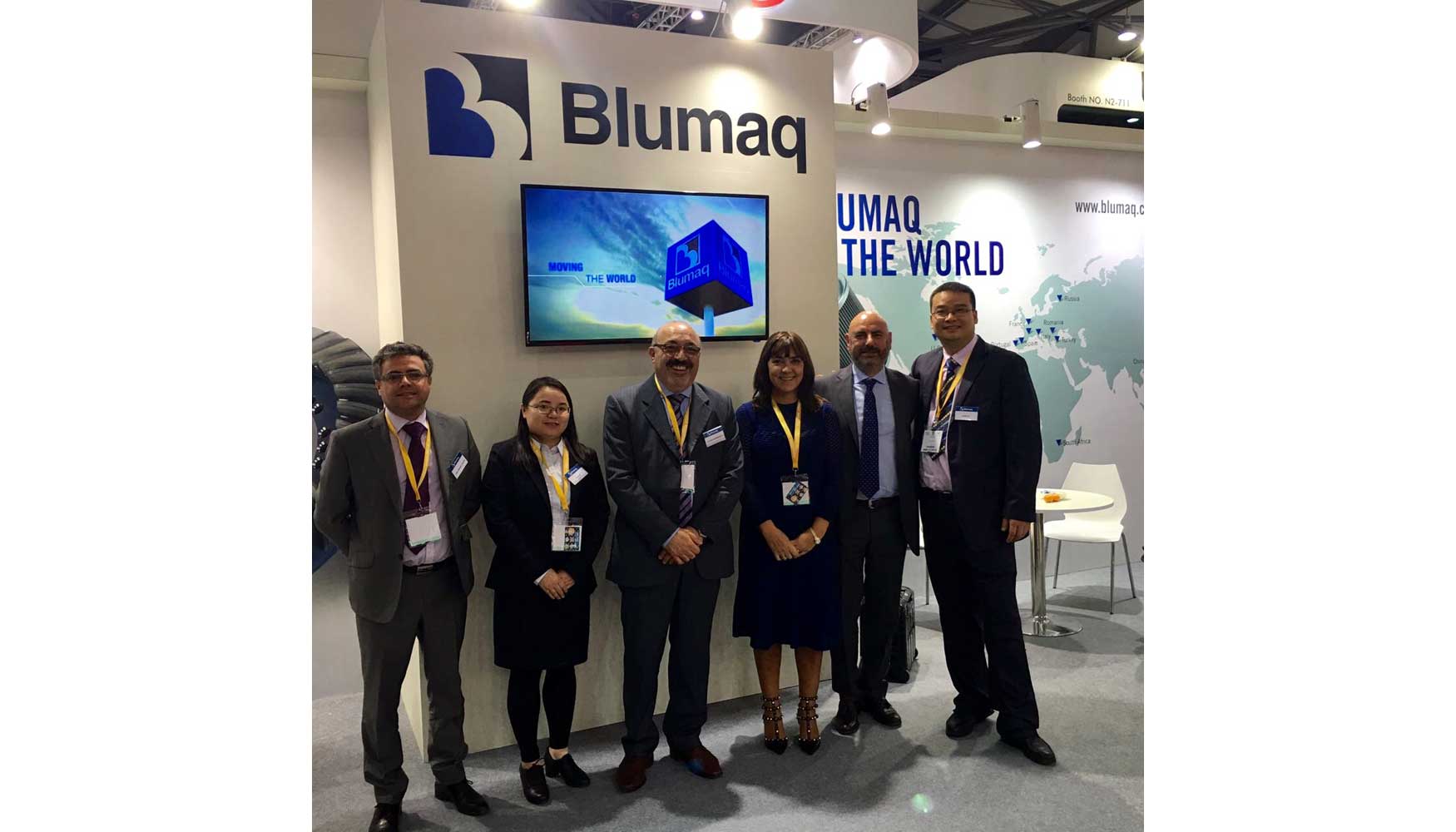 Blumaq es un fiel expositor de Bauma China