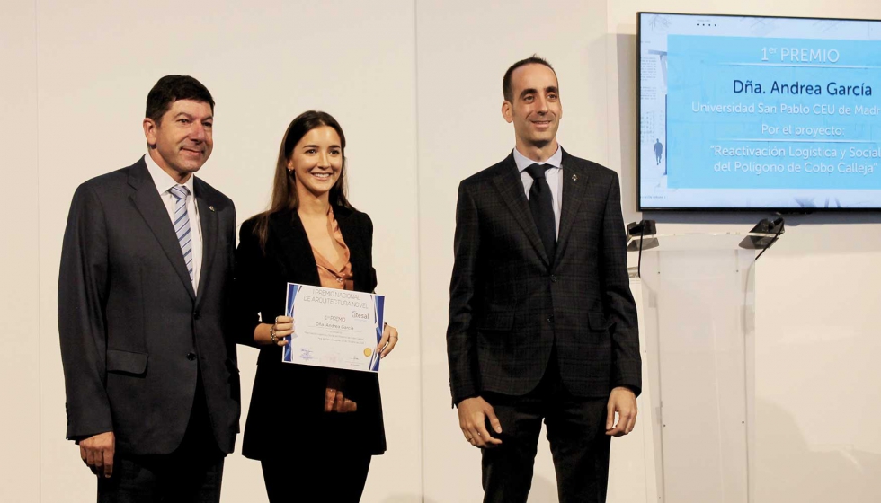 Andrea Garca recibe el primer Premio Nacional de Arquitectura Novel de Itesal