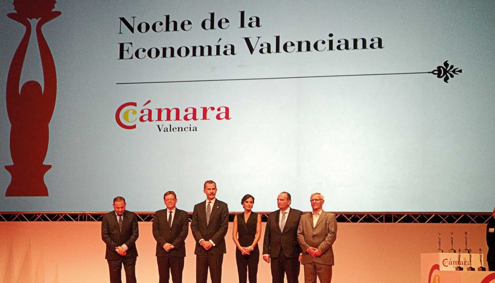 Los Reyes presidieron la Noche de la Economa Valenciana en el Palau de les Arts Reina Sofa de Valncia