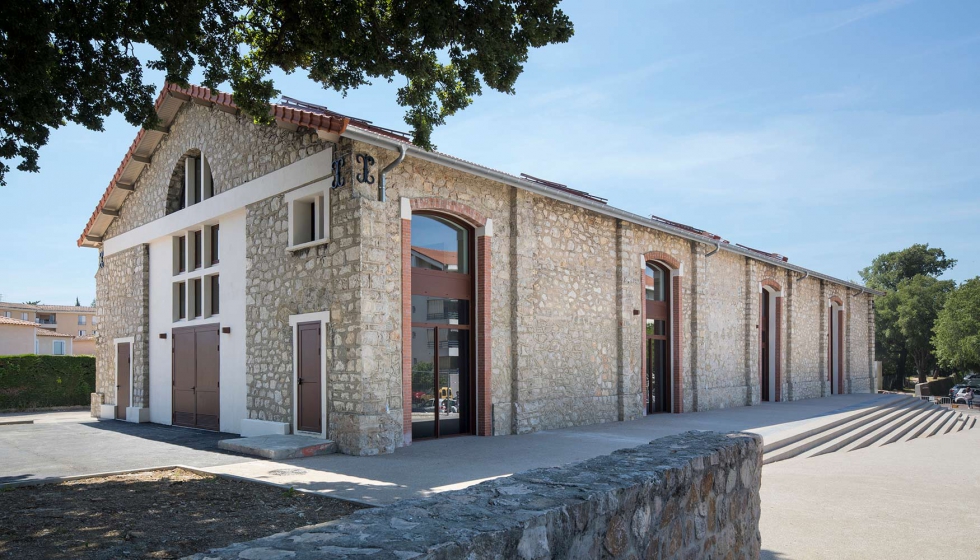 Centro cultural municipal de Mouans-Sartoux, Francia, tras la rehabilitacin