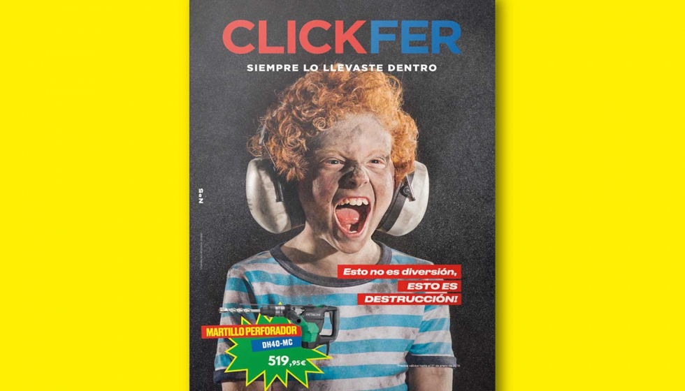 Original portada del nuevo folleto de Clickfer