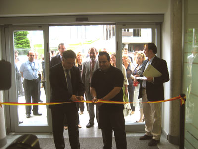 La obra fue inaugurada por el Alcalde de San Sebastin de los Reyes, Manuel ngel Fernndez
