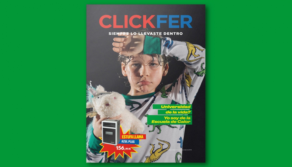 Portada del nuevo folleto de Calefaccin 2018 de Clickfer