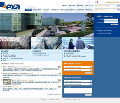 La nueva web cuenta con un �rea privada accesible mediante un proceso de registro gratuito ofreciendo una mayor variedad de servicios a los usuarios...