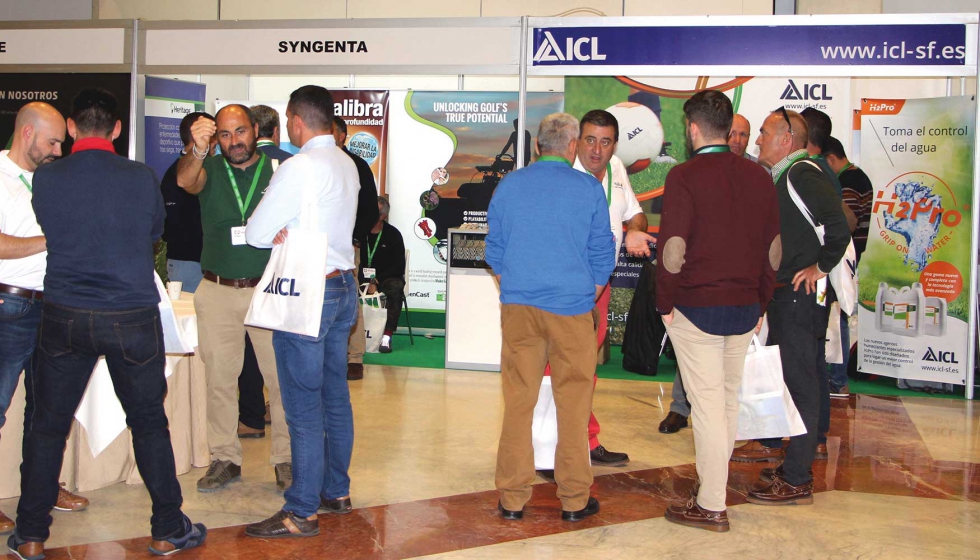 Stand de ICL en el 40 Congreso Anual de la Asociacin Espaola de Greenkeepers