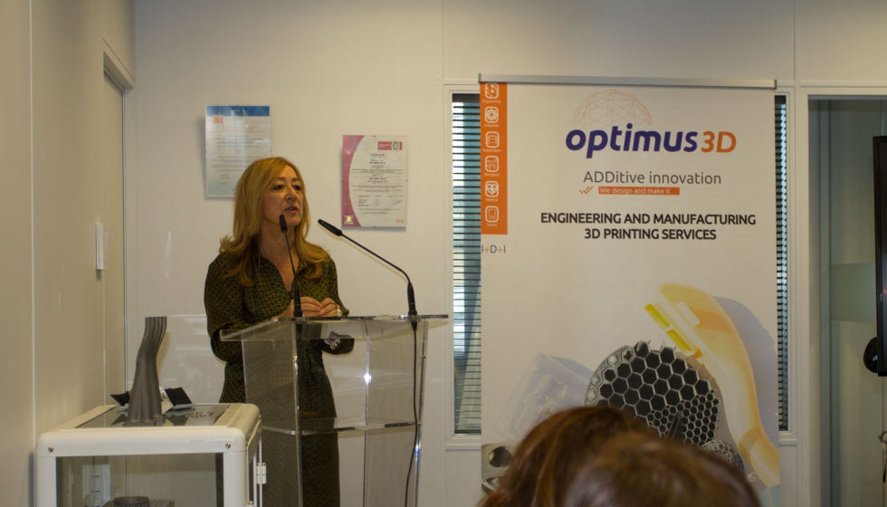 Intervencin de Pilar Garca de Salazar en la inauguracin de las nuevas instalaciones de Optimus 3D