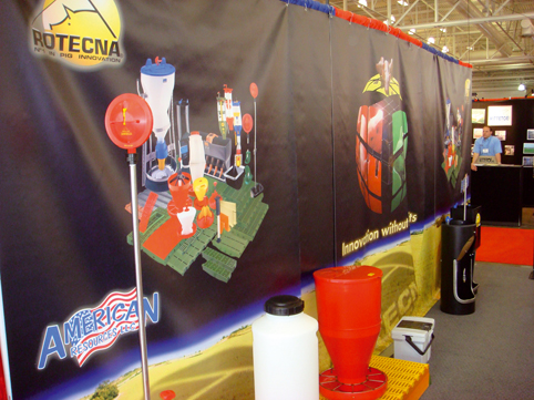 Rotecna booth at World Pork Expo in Des Moines