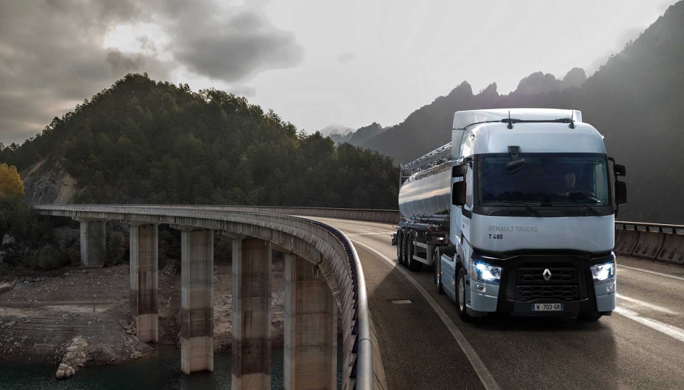 La ltima versin del Renault Trucks T consigue una reduccin en el consumo de combustible de un 3%