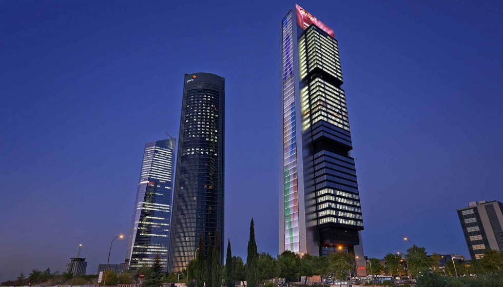 La Torre Cepsa, ubicada en el nmero 259 del Paseo de la Castellana, alberga las oficinas centrales de la compaa energtica...