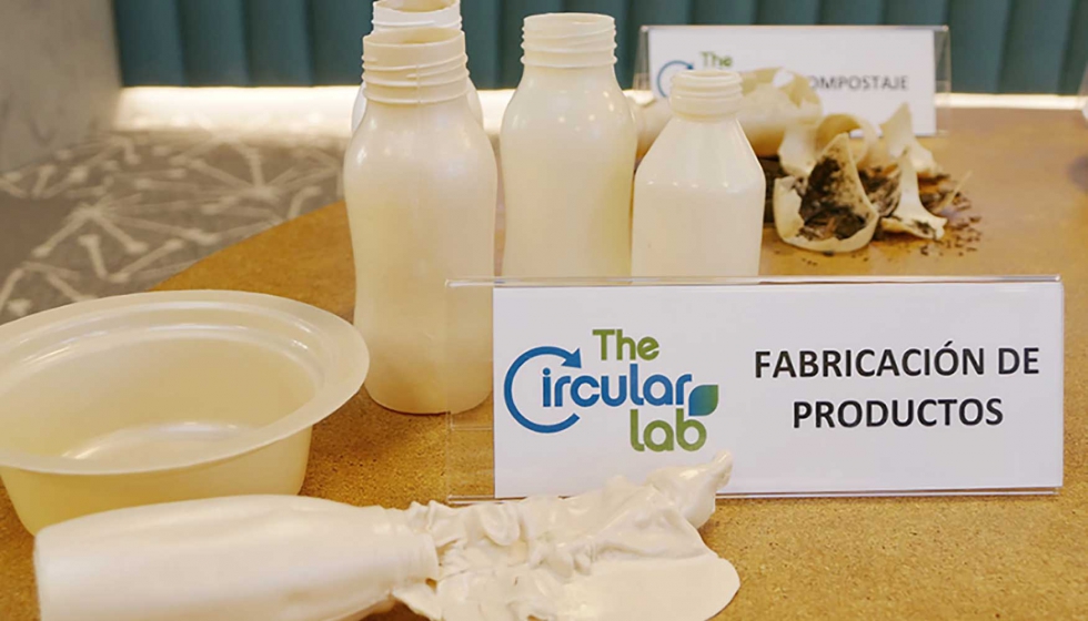 Envase biodegradable en el mar y compostable realizado a partir de la colaboracin de un equipo multidisciplinar de investigadores de Ainia con el...