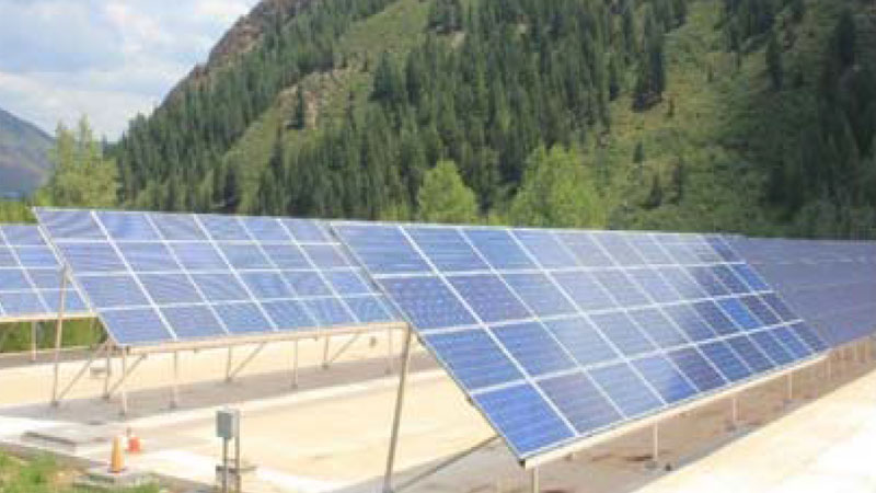 Planta solar de Aspe. Fuente: http.//www.mountaintownnews.net