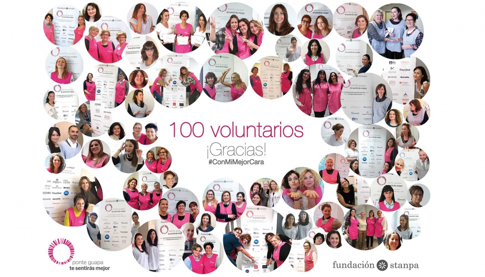 Foto collage reconocimiento a los voluntarios de la Fundacin