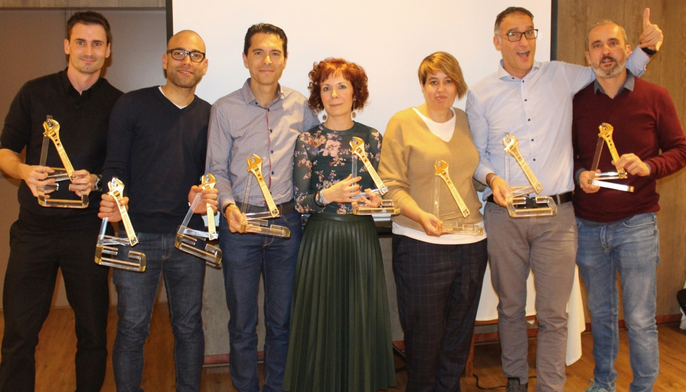 Premiados con los Egas de Oro 2018