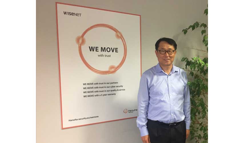 Bob (H.Y.) Hwang, director general de Hanwha Techwin Europe