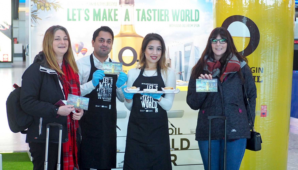 Aceites de Oliva de Espaa y la Unin Europea lanzan en Reino Unido la campaa de promocin global Lets Make a Tastier World...