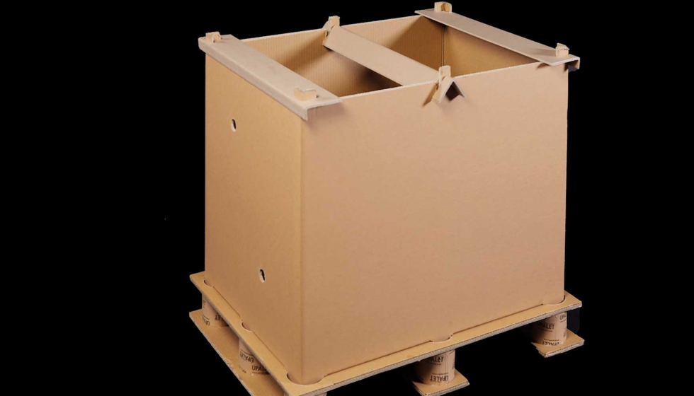 Al estar fabricado con cartn 100% reciclado, palet box permite su unificacin y valorizacin residual positiva tras su uso...