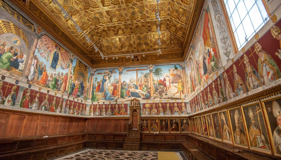 Sala Capitular de la Catedral de Toledo despus del proyecto de restauracin (iluminacin, climatizacin y restauracin)...
