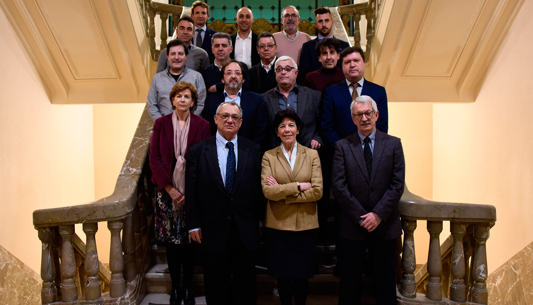 Foto de grupo de la reunin del Consejo Rector de UECoE en el Ministerio de Educacin y Formacin Profesional