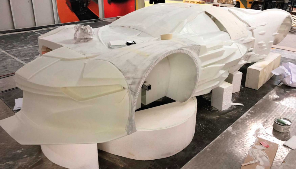 Proceso de impresión 3D del ‘concept car’