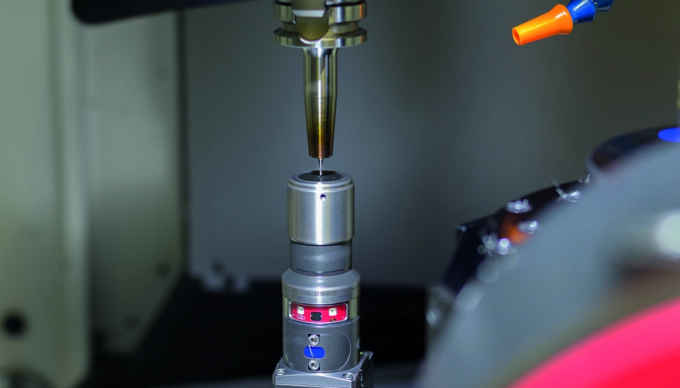 Disterhoft utiliza la sonda de comprobacin de herramientas Z-Nano principalmente para detectar roturas en 2 m/min