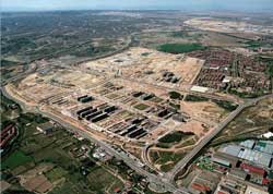 Aerial view of the Valdespartera Ecocity