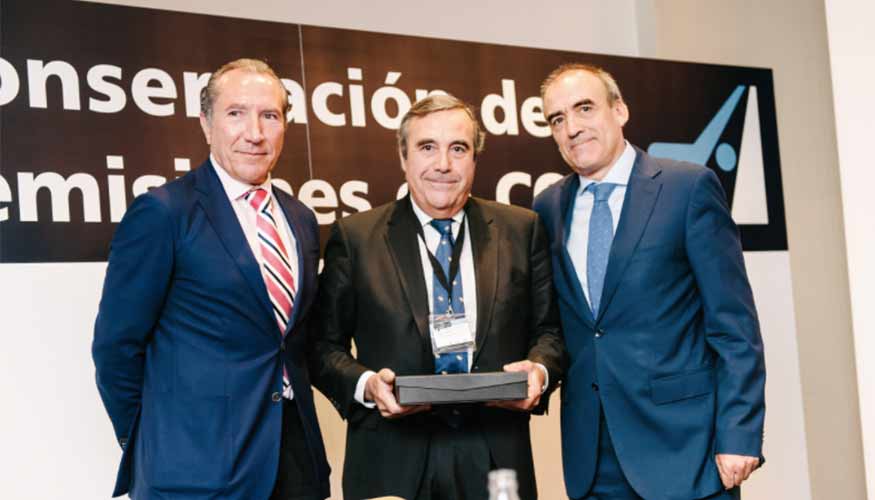 Acto de entrega a CHM Infraestructuras del Premio a la Mejor Prctica Medioambiental del 2017...