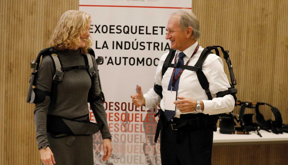 La directora general de Industria, Maite Villarroya, y el presidente del CIAC, Josep Maria Vall...