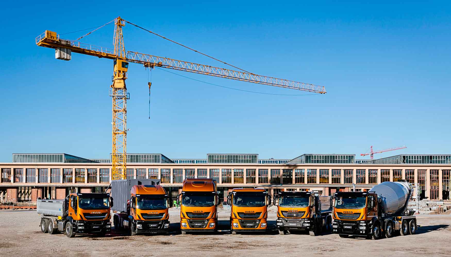 Gama de camiones Iveco para el sector de la construccin