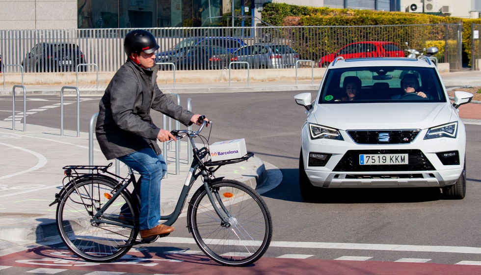 Los peatones y los ciclistas son los principales destinatarios de los casos de uso que se mostrarn en los alrededores del recinto de Fira de...