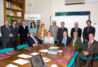Meeting of the Organizing Committee of ExpoRecicla on June 3 2008